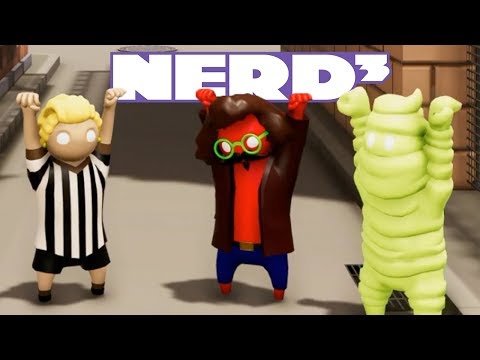 Nerd³ & Matt Are Jelly Wrestlers - Gang Beasts - 10 Jul 2018
