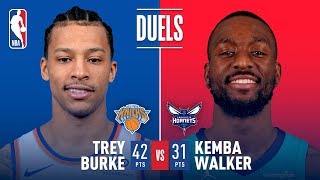 Trey Burke - New York Knicks - Kemba Walker - Charlotte Hornets