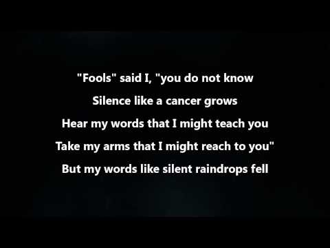 Disturbed - The Sound Of Silence [Lyrics Video]