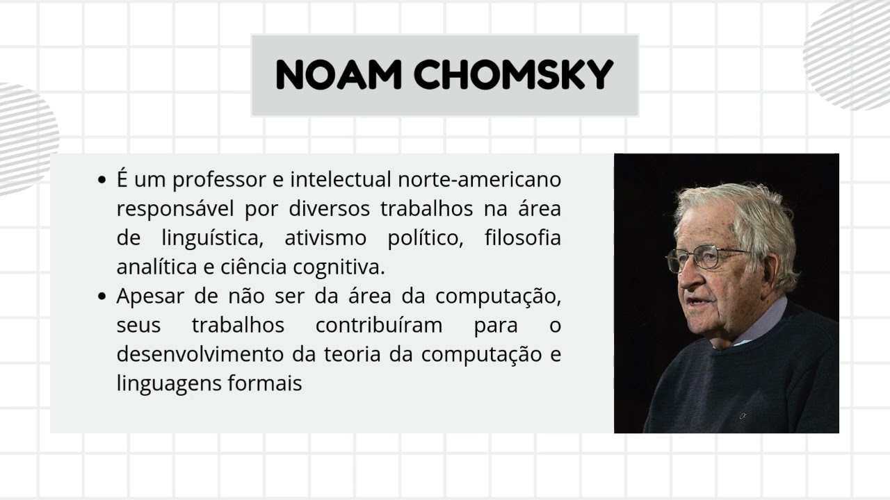 Grandes Nomes da Teoria da Computação: Alan Turing, Stephen Cook e Noam Chomsky
