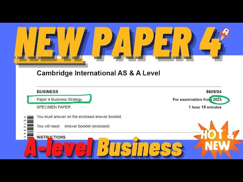 Top 5 Tips Paper 4 A2 Business CAIE 2023