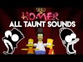 ALL Taunt Sounds In You VS Homer