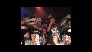 tru fam ent goon sqwad on stage clownin wit wacka flocka