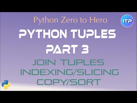 Python Tuples Part 3 Join Tuples Python Beginners Tutorial An It Professional