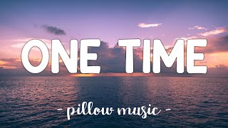 One Time - Justin Bieber (Lyrics) 🎵