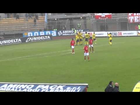 PIACENZA - MODENA  0 - 2 del 15 - 01 - 2011: Raddoppio di Edgar Cani