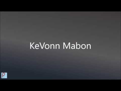 How to Pronounce KeVonn Mabon