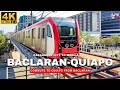4K Commute From Baclaran To Quiapo Via LRT 1 Manila Train Ride Experience 2025