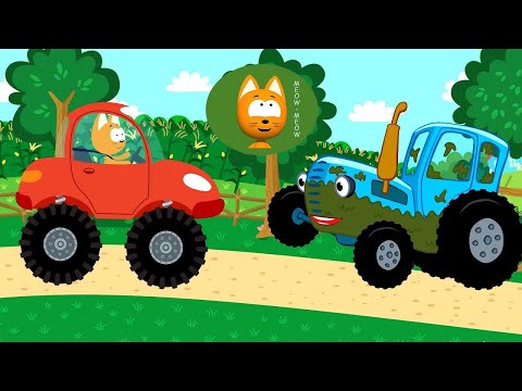 Super car song - Meow Meow Kitty  - Nursery Rhymes