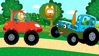 Download lagu Super car song - Meow Meow Kitty  - Nursery Rhymes mp3