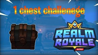1 CHEST CHALLENGE w/friends | Realm Royale