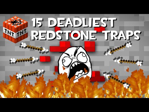 15 Insane Redstone Traps by Captain Kaboom