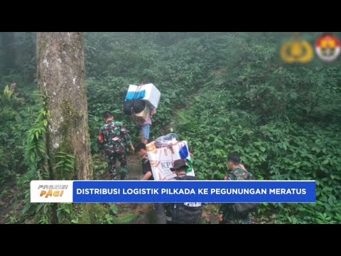 KAWAL DISTRIBUSI LOGISTIK PILKADA KE PEGUNUNGAN MERATUS