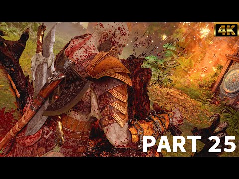 GOD OF WAR RAGNAROK PS5 Walkthrough Gameplay Part 25- KRATOS VS WEREWOLFS