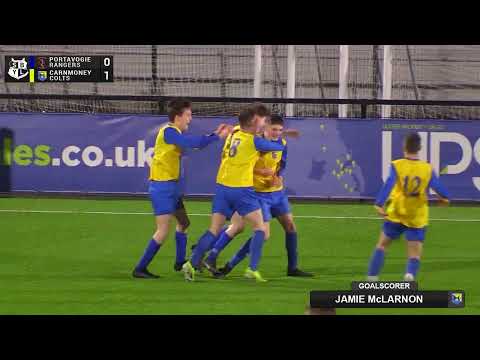 Carnmoney Colts  v Portavogie Rangers - Under 17 Pearse Connors First Division League - March 2022
