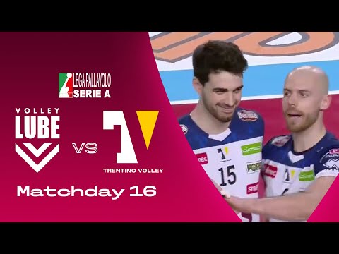 Lube vs Trentino | Highlights | SuperLega | Matchday 16
