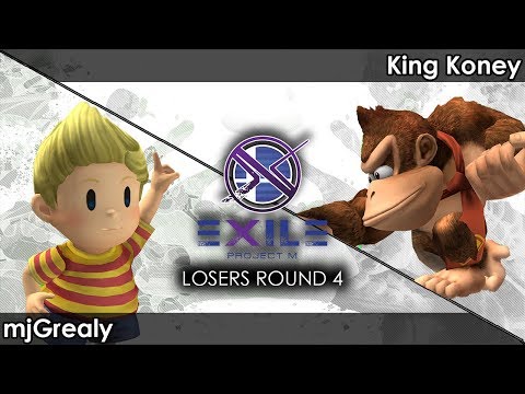 Project M: mjGrealy (Lucas) V SMT | King Koney (Donkey Kong) - Exile 110 SSBPM