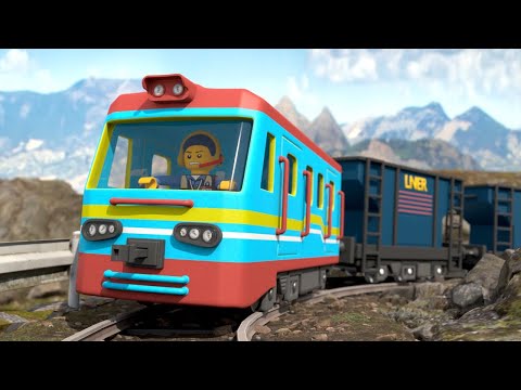Lego City Train Can't Climb the Mountain!