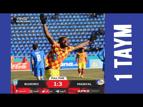 Coca Cola Superliga. 25-tur BUXORO — MASH'AL 1:3 1-TAYM