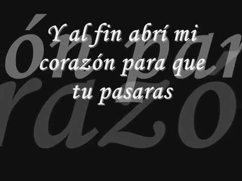 Sin Bandera  Te vi Venir Letra