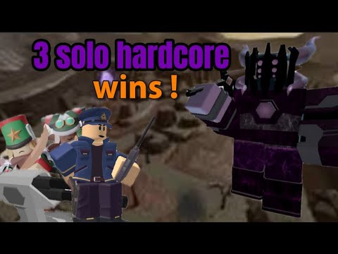 3 solo hardcore wins (14 15 16) (tds)