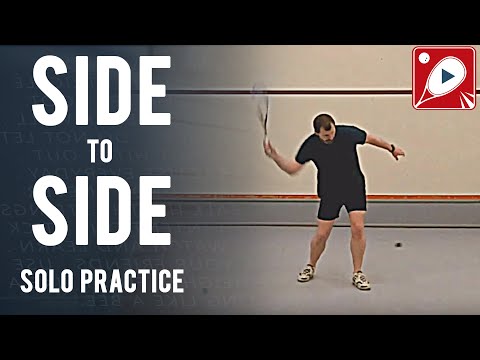 Side to Sides: - The best single squash routine I know!