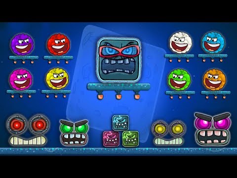 RED BALL 4 - Color Changing Blueberry Ball with 'VOLUME 3 & 5 GHOSTS' in BATTLE FOR THE MOON