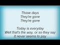 Blitz - Those Days Lyrics