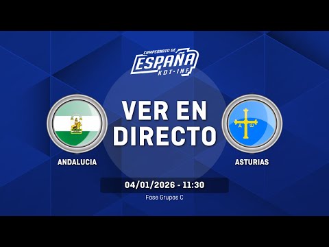 ANDALUCIA vs PRINCIPADO DE ASTURIAS | Fase Grupos | Grupo C | CESA Cadete Masculino