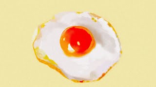 アイビスペイントで目玉焼き描いてみた【イラストメイキング】