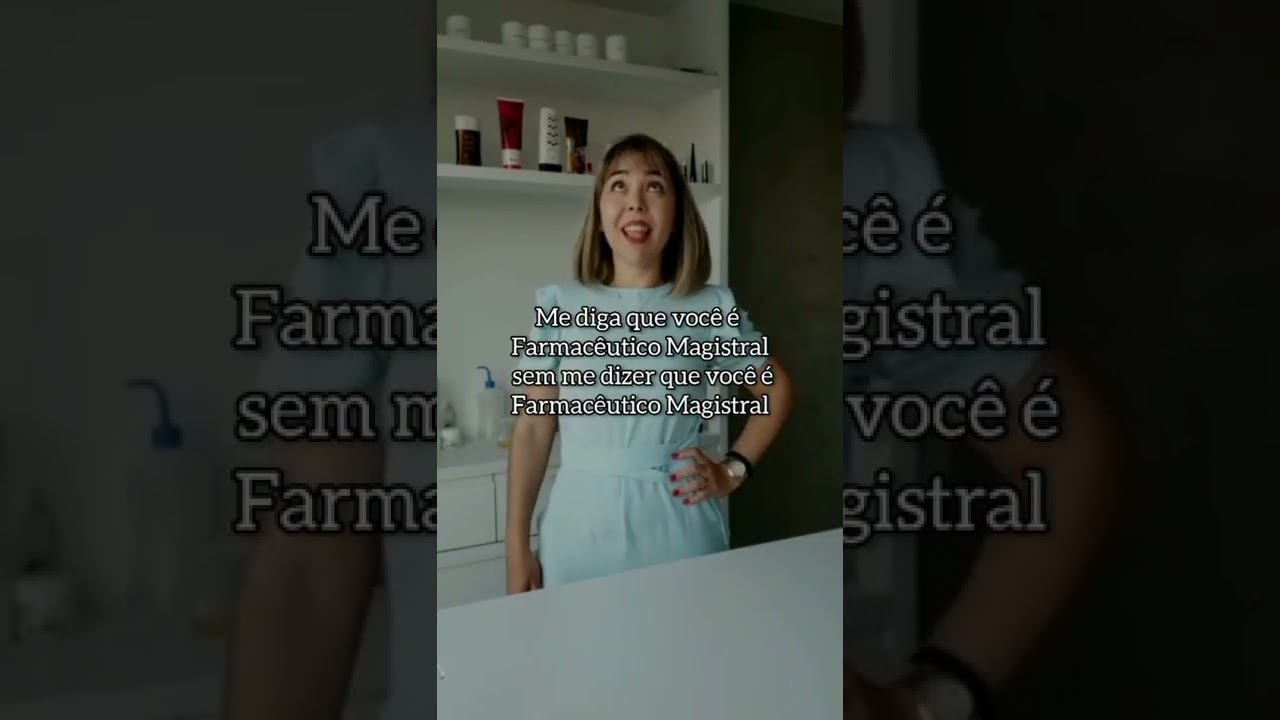 Mostre que você é um Farmacêutico Magistral, sem dizer que você é um Farmacêutico Magistral #SHORTS