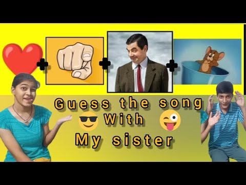 Guess the song by emoji 🤣 challenge with my sister 😉to much fun 👍🏻