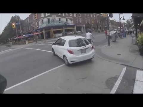 Oblivious cyclist vs cranky driver ARZT 200