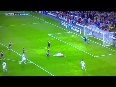 FC Barcelona Vs. REAL MADRYT [Nieodgwizdany rzut karny + bomba Benzemy] [26.10.2013] 720p