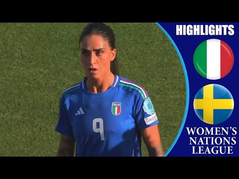 Italy vs Sweden || HIGHLIGHTS || UEFA Women's Nations League 2025