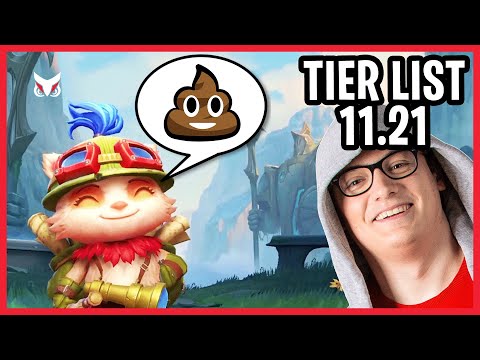 LAST Tier List before PRESEASON! - League of Legends
