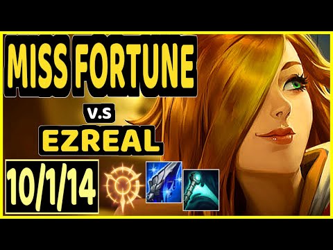 CODY SUN (MISS FORTUNE) vs EZREAL - 10/1/14 KDA BOTTOM ADC CHALLENGER GAMEPLAY - NA