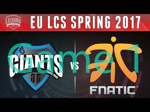 Highlights: EU LCS Spring 2017 - GIA vs FNC Game 1