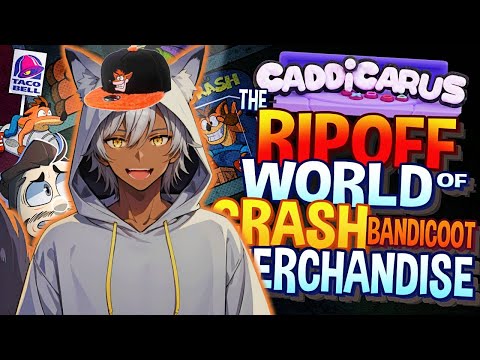 The Ripoff World of Crash Bandicoot Merchandise | Sleepy Reacts to Caddicarus