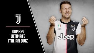 فيديو : اختبار لاعب اليوفي أرون رامزي باللغة الايطالية