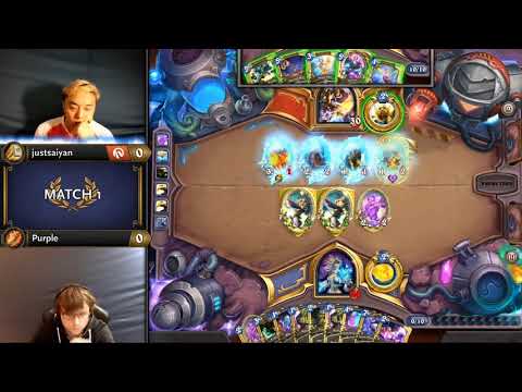 Hearthstone Grandmasters 2019: JustSaiyan vs Purple | Week 2 Day 1 | Americas