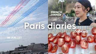 パリ暮らし3年目パリ祭と初めてのオーブン料理🇫🇷|ドライトマト作り, 韓国スキンケア購入品, フレンチレストラン【パリ在住 美容×暮らし】