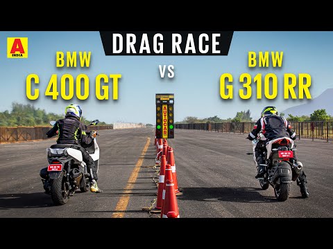 Drag Race: BMW C 400 GT vs BMW G 310 RR - Scooter vs bike | Autocar India