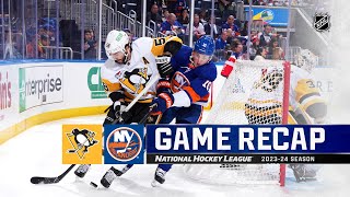 Penguins @ Islanders 4/17 | NHL Highlights 2024