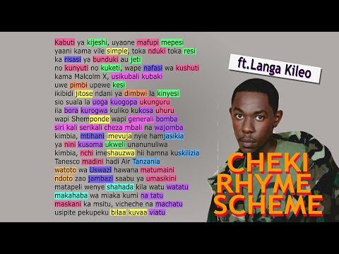 Cheki Rhyme Scheme featuring Langa Kileo
