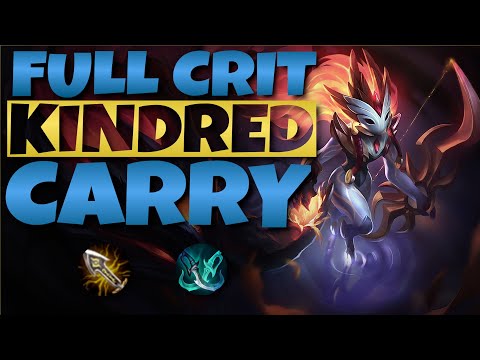HOW TO DESTROY LOW ELO JUNGLERS AS FULL CRIT KINDRED JUNGLE! LEAGUE OF LEGENDS GAMEPLAY COMMENTARY
