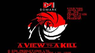 [AMSTRAD CPC] James Bond 007 : A View To A Kill - Review & Longplay (Part 1 of 4)