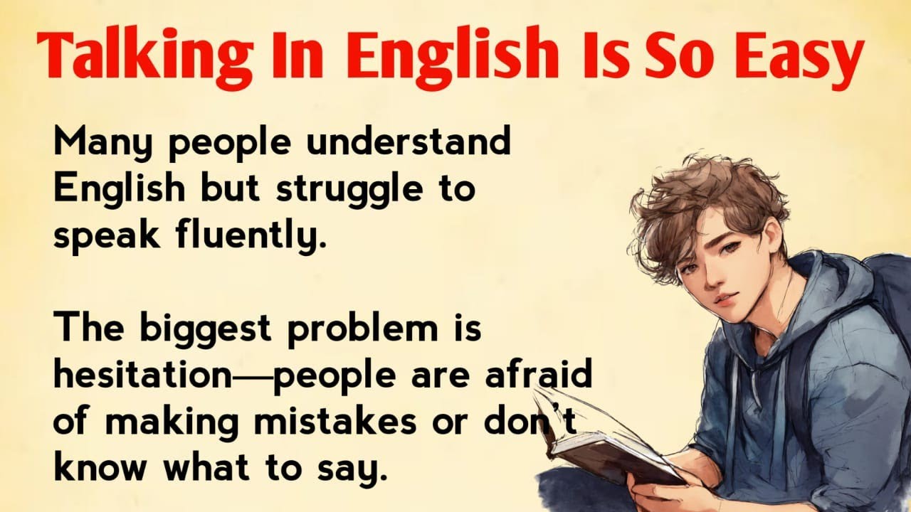 Speaking in English is So Easy | Graded Reader | Improve Your English | English Subtitle