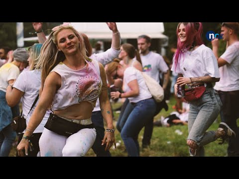 Holi-Farbrausch 2021 in GM-Hütte: Tausende Osnabrücker tanzen im Farbrausch