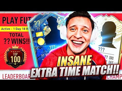 VERY SWEATY EXTRA TIME MATCH!! TOP 100 LA LIGA TOTS FUT CHAMPS HIGHLIGHTS + NEW TACTICS! FIFA 20